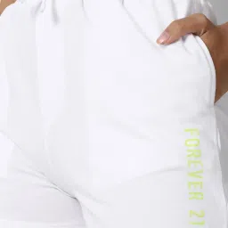 Forever 21 White Regular Fit Shorts image 5