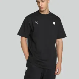 Puma Black Cotton Relaxed Fit Printed T-Shirt-picture-33