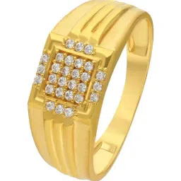 Malabar Gold and Diamonds 22k (916) Yellow Gold Ring for Men-picture-12