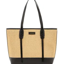 Miraggio Black Vienna Textured Large Leather Tote-image-93