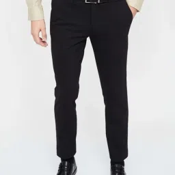 code by lifestyle Code by LifestyleBlack Super Slim Fit Trousers image 1