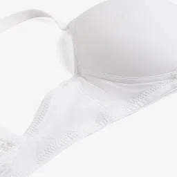 Leading Lady White Full Coverage T-Shirt Bra image 4