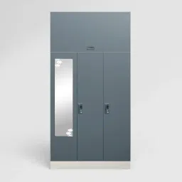 Godrej Interio Slimline Stormy Weather Grey Alloy Steel 3 Door Almirah (1 Year Warranty)-picture-22