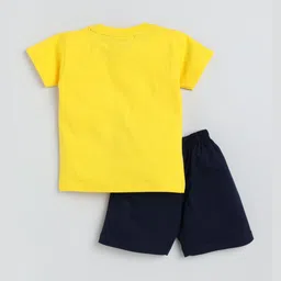 Mars Infiniti Boys Pack Of 2 Printed Round Neck Pure Cotton T-shirts With Shorts image 4