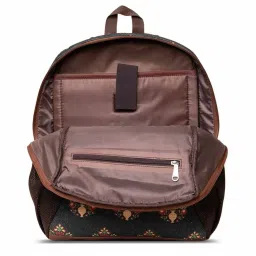 ZOUK 18 Ltrs Green Printed Backpack image 3