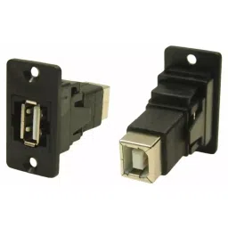 RS PRO Straight Panel Mount USB Connector 2 Port Type A to B, 2188309-picture-18