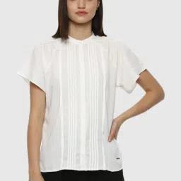Van Heusen White Regular Fit Shirt image 1