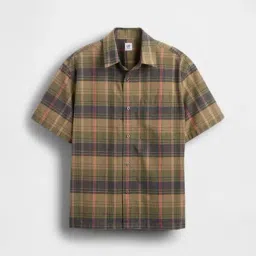 Gap Multi Color Checked Regular Fit Shirt image 4