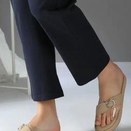 Inc.5 Women's Beige Cross Strap Sandals-picture-10