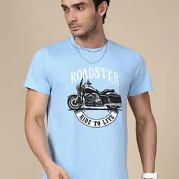 The Roadster Lifestyle Co. Men Typography Printed Round Neck Cotton T-shirt-picture-33