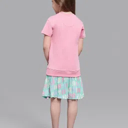 Beverly Hills Polo Club Kids Pink Printed Polo Dress image 2