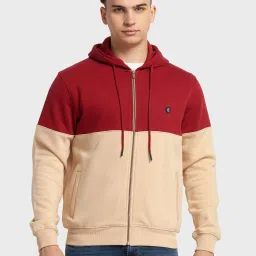 ColorPlus Multi Tailored Fit Colour Block Hooded Sweatshirt image 1