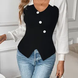 StyleCast Women Colourblocked Cardigan-picture-41