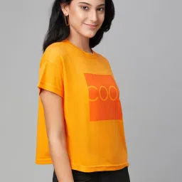 Club York Orange Graphic Print T-Shirt image 3