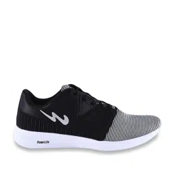 Campus Men's Legend Black & White Running Shoes image 1
