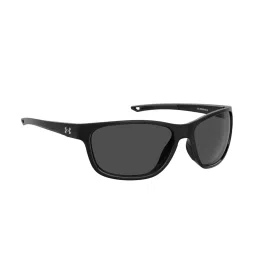 Under Armour 20450080761KA Smoke Grey Rectangular Sunglasses image 4