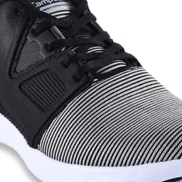 Campus Men's Legend Black & White Running Shoes image 4