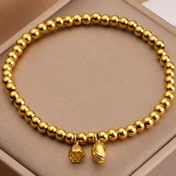 Arzonai Women Gold-Plated Bead Bracelet-picture-28