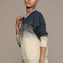 Roadster Typography Printed Terry Longline Sweatshirt image 3