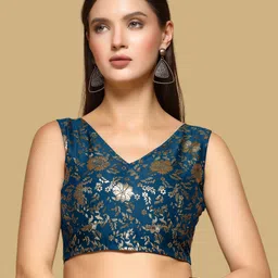 Oomph! Woven Design Saree Blouse-picture-35