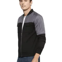 Campus Sutra Black Full Sleeves Jacket image 3