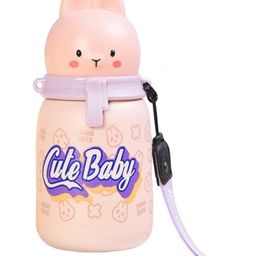 FunBlast Stainless Steel Vacuum Bottle Pink - 350 ml-picture-34