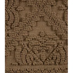 saral home Saralhome Kaku Cotton Antiskid Bathmat Brown. 45cm x 65cm image 3