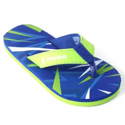 Pine Kids Printed Slip Ons Flip Flops - Blue image 3