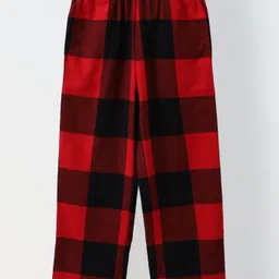 Spunkies Cotton Knit Full Sleeves Buffalo Checked Shirt With Coordinating Pant Set - Multi Colour image 4
