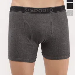 Sporto by Macho Pack Of 4 Mid-Rise Trunks-picture-42