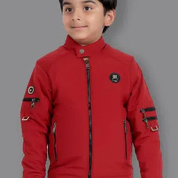SKY HEIGHTS Boys Bomber Jacket with Zip Detail-picture-42