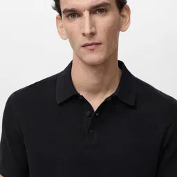 MANGO MAN Slim Fit Polo Collar T-shirt image 3