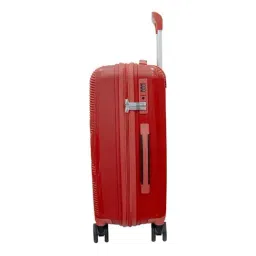 Swiss Military Red 8 Wheels Large Hard Cabin Trolley Bag image 4