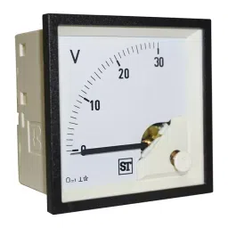 Sifam Tinsley Sigma Analogue Panel Ammeter 1mA DC, 92 mm x 92 mm Moving Coil, PQ94-I12L2N1CAW0ST-image-47