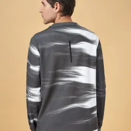 Street 808 By Pantaloons Multicolored Cotton Regular Fit Printed Sweatshirt image 2