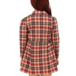 Cutecumber Girls Maroon Dress With Shrug image 2