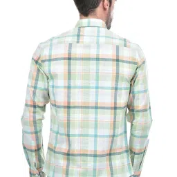 Numero Uno Multicolored Cotton Slim Fit Checks Shirt image 2