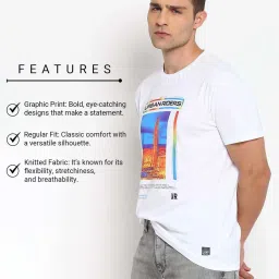 Lee White Printed T-Shirt image 2