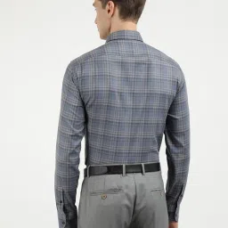 Tommy Hilfiger Grey Cotton Regular Fit Checks Shirt image 2