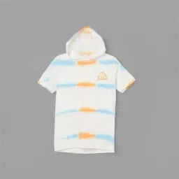 KAPPA Kids White Printed T-Shirt-image-36