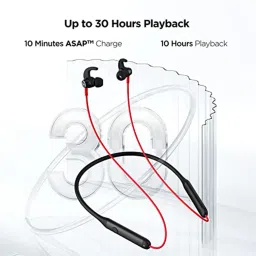 Boat Rockerz 330 in-Ear Bluetooth Neckband with Upto 30 Hrs Playtime (Raging Red) image 2