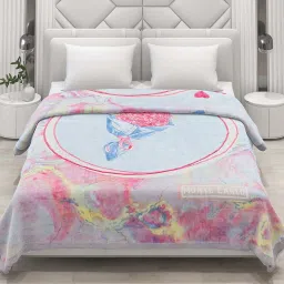 Monte Carlo Multicolor Polyester 900 GSM Double Bed Winter Blanket image 2