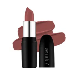 SWISS BEAUTY Pure Matte Lipstick Hazelnut - 3.8 gm image 3