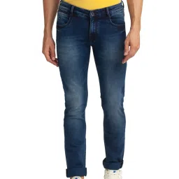 Parx Blue Tapered Fit Jeans image 1