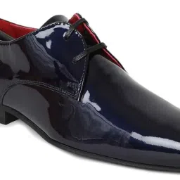 Gabicci Men's Dapper Navy Derby Shoes image 4