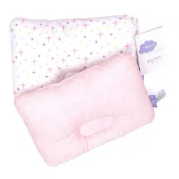 MiArcus Pink & White Cotton 230 GSM Pillow (0-12 Month) - Set of 1-image-12