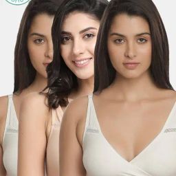 Inner Sense Multicolored Non Wired Non Padded Nursing Bra (Pack Of 3)-picture-28