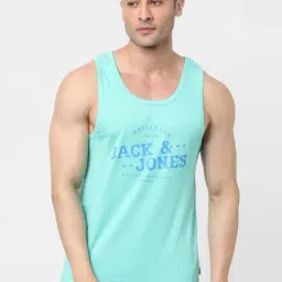 Jack & Jones Green Regular Fit Printed Vest-picture-24