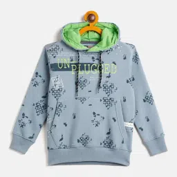 Duke Kids Grey Printed Full Sleeves Sweatshirt-picture-21