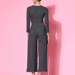 KASSUALLY Grey Midi Jumpsuit image 2